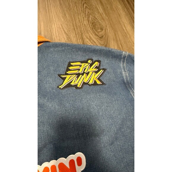 Dunkin’ Donuts Denim 90’s Jacket Unisex Sz Large SOLD OUT - SUPERBOWL PROMO - Picture 10 of 12